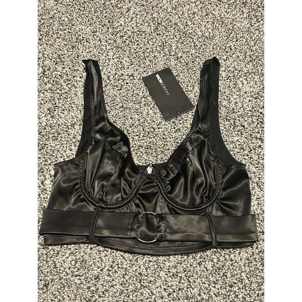 NWT new Fashion Nova Such a Bady XS‎ satin corset top
